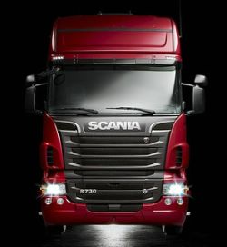 Scania R730 V8 - самый мощный магистральный тягач.
